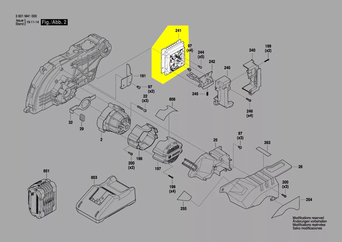 module électronique réf. 1 607 233 5F8 Bosch